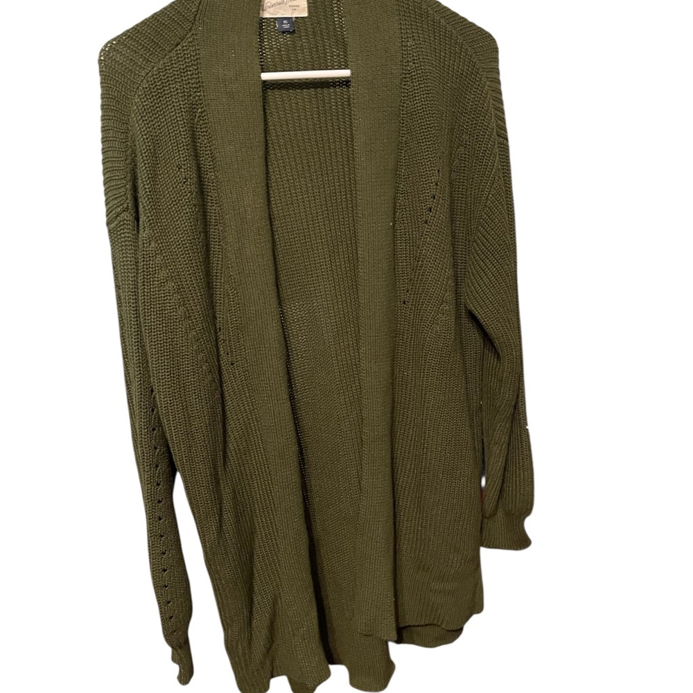 Universal Thread Green Cardigan Sweater Relaxed Fit
